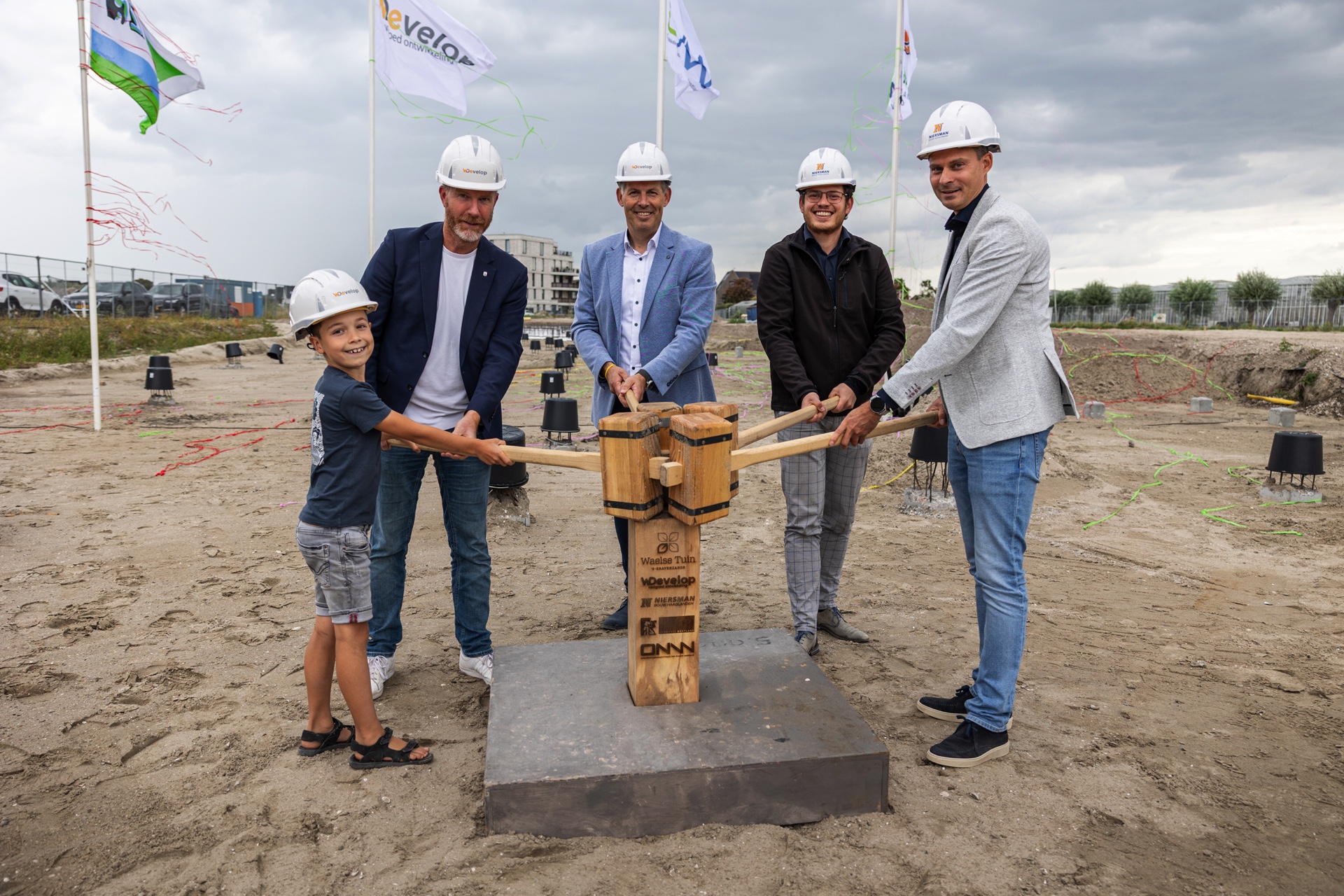 Woensdag 10 september is de bouw van de Waelse Tuin feestelijk van start gegaan!